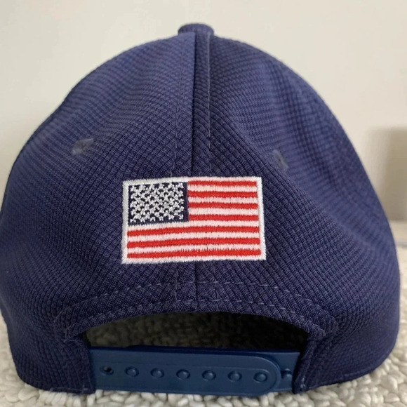 New Era USA Baseball Snapback adjustable Hat navy blue - Picture 5 of 5